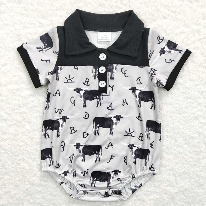 RTS NO MOQ Baby girls clothes Shorts Sleeve Romper Mixed Sizes