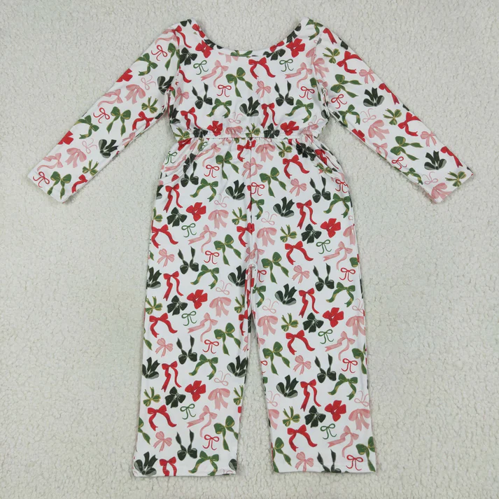 RTS NO MOQ Sibling baby girl clothes matching floral long sleeve jumpsuit 14