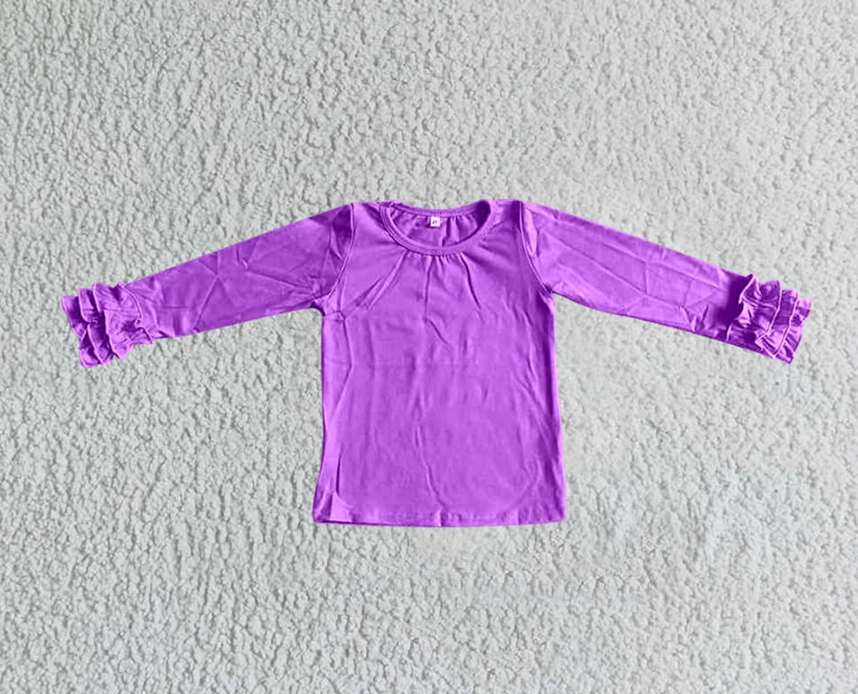 Custom moq 5 each style eta 6-7weeks baby girl clothes lace long sleeve tops 4-25.8.2