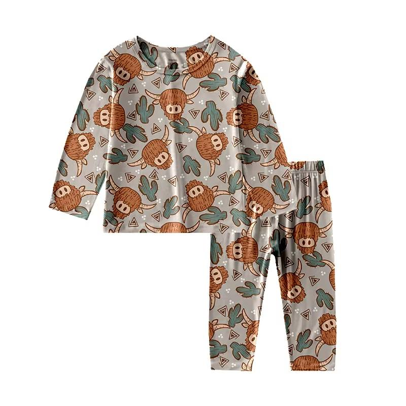 Custom moq 5 each style eta 6-7weeks baby boy clothes long sleeve pants sets 8-25.7.28