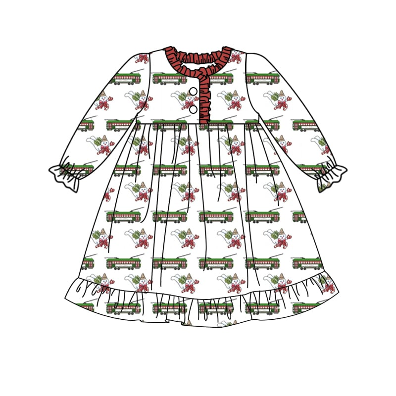 Custom moq 5 each style eta 6-7weeks baby girl clothes Christmas long sleeve pants set and dress and rompers 2-25.8.2