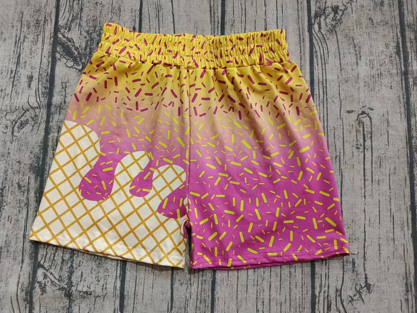 Custom moq 3 eta 6-7weeks kids clothes team pink Beach Summer Shorts-25.6.23