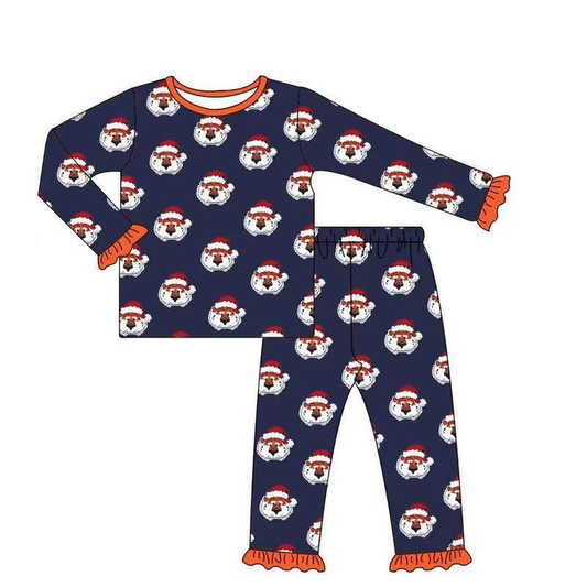 Custom moq 5 each style eta 6-7weeks baby girl clothes team long sleeve pants sets 1 and sets 2-25.8.4