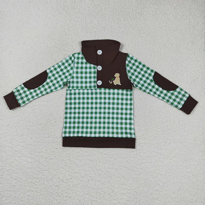 RTS NO MOQ Baby kid Puppy Duck pullover long sleeve top