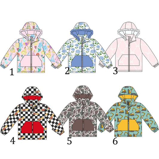 Custom moq 5 each style eta 6-7weeks baby boy clothes hooded long sleeve top 6-25.9.8