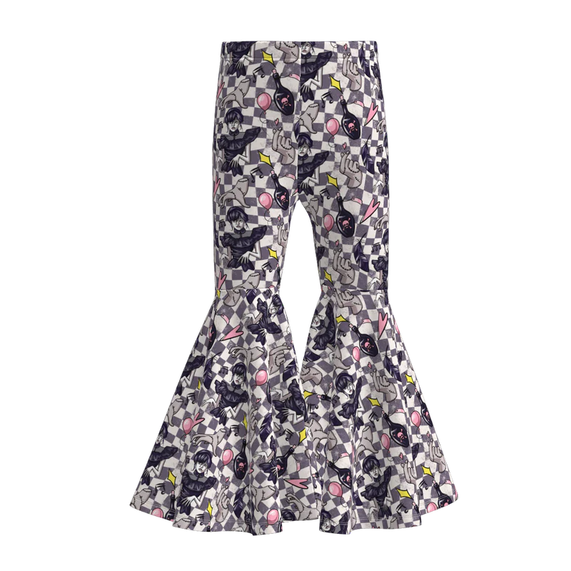Custom moq 5 each style eta 6-7weeks halloween baby girl long pants and adult pants-25.7.16