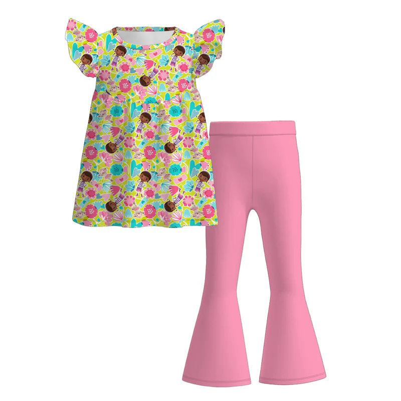 Custom moq 5 each style eta 6-7weeks baby girl clothes summer short sleeve pants sets 1 -25.7.16