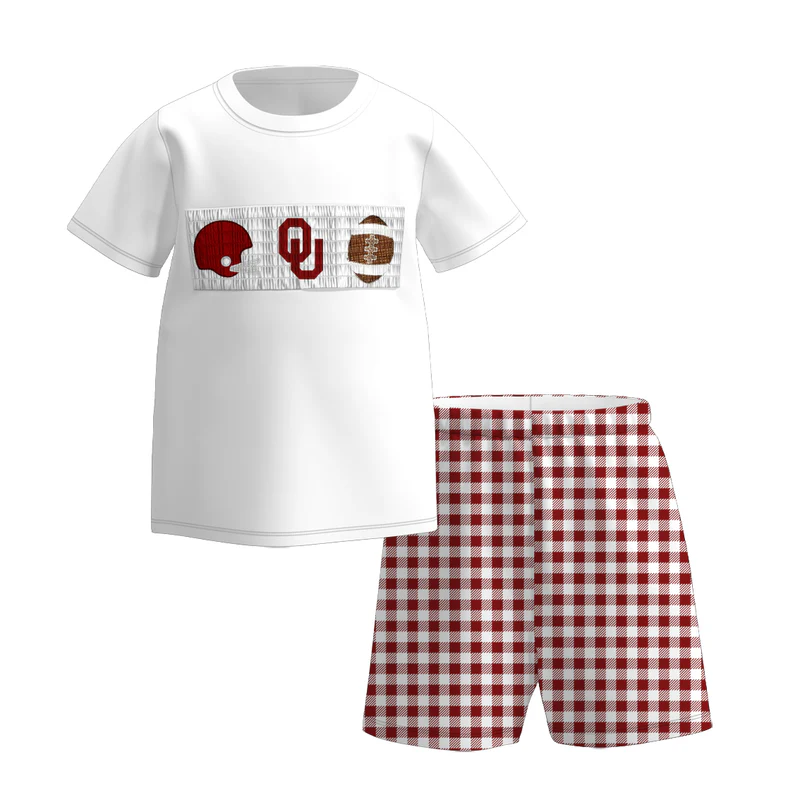 Custom summer teams baby girls clothes team short sleeve shorts sets dress romper-25.7.19