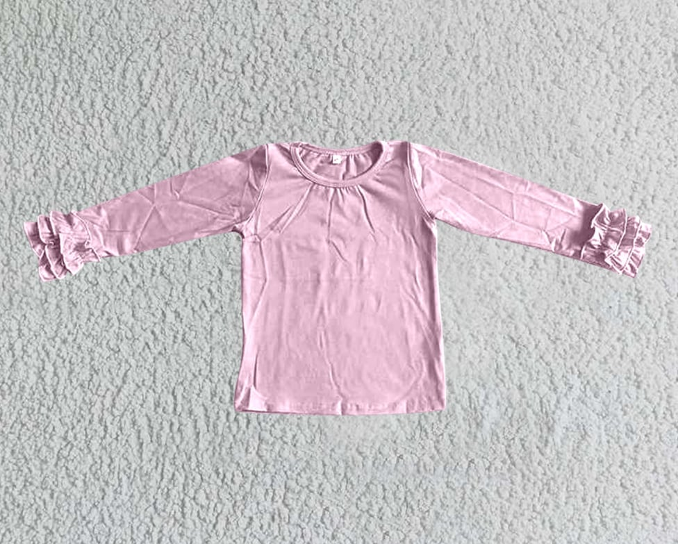 Custom moq 5 each style eta 6-7weeks baby girl clothes lace long sleeve tops 4-25.8.2