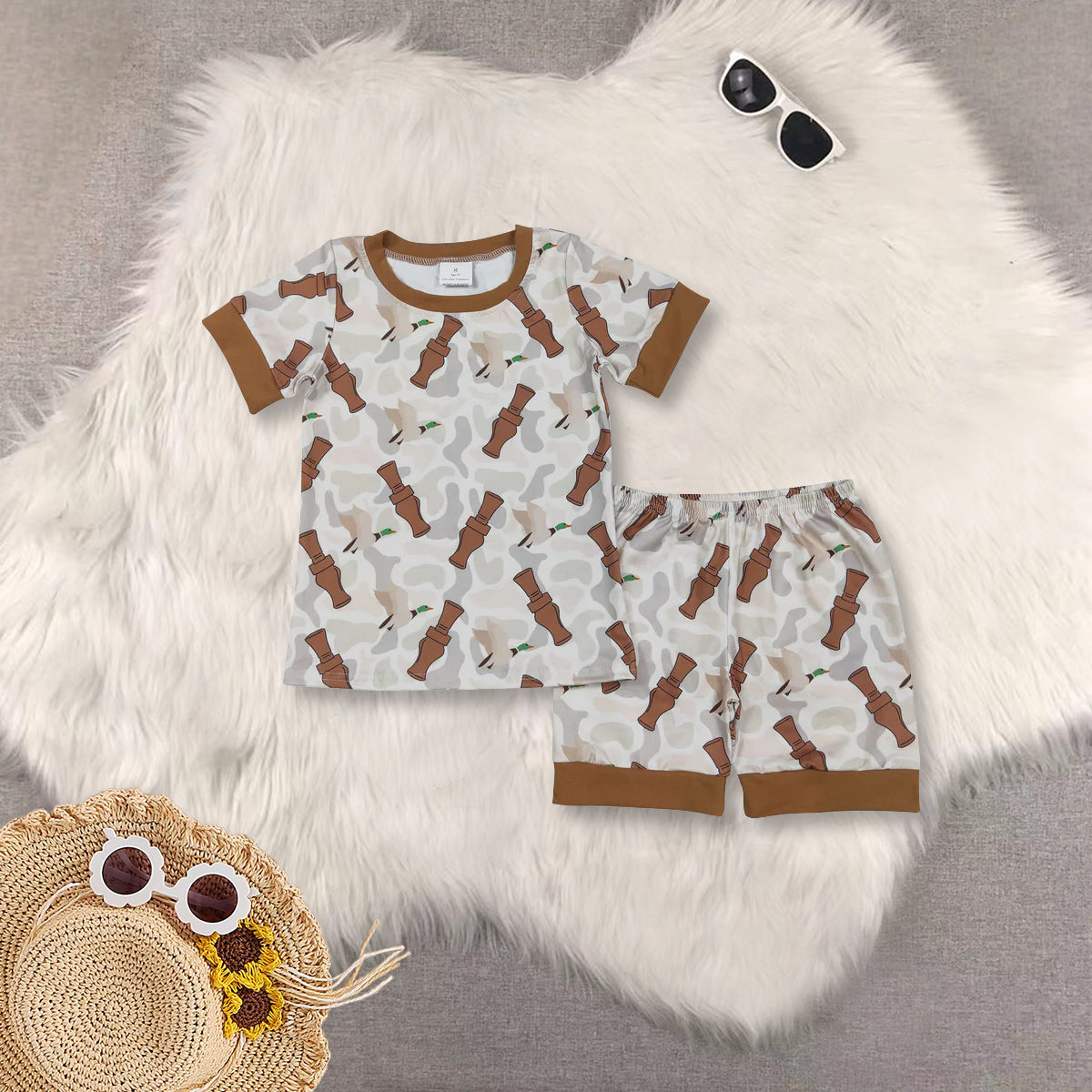 RTS no moq baby Boys clothes summer Short Sleeve Shorts sets