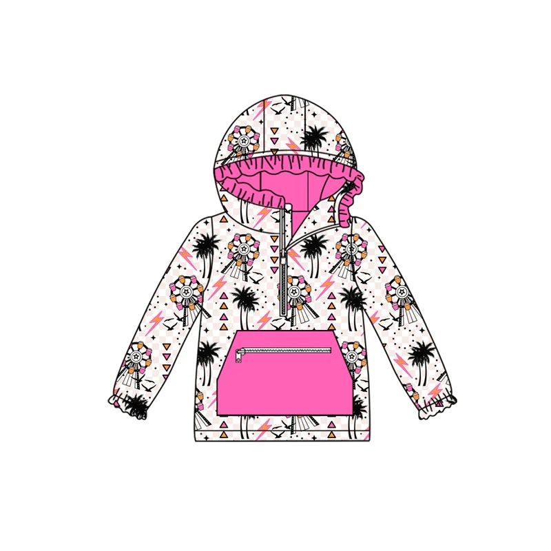 Custom moq 5 each style eta 6-7weeks baby girl clothes pocket hooded long sleeve top-25.8.1
