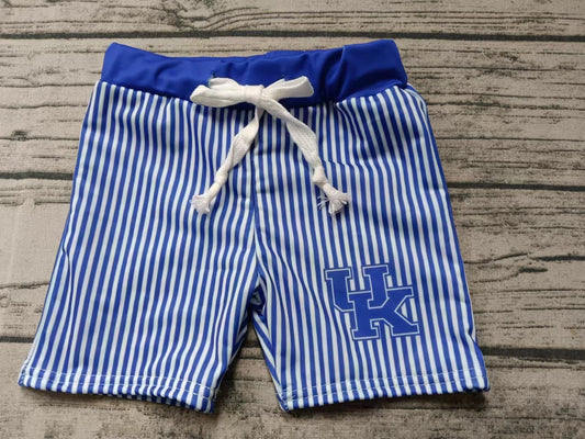 custom moq 5 eta 5weeks mix size team UK baby boys clothes blue swim trunks shorts