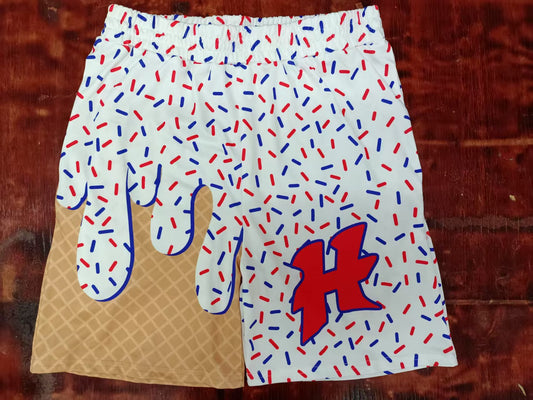 Custom moq 3 eta 6-7weeks kids clothes team Beach Summer Shorts-25.5.12