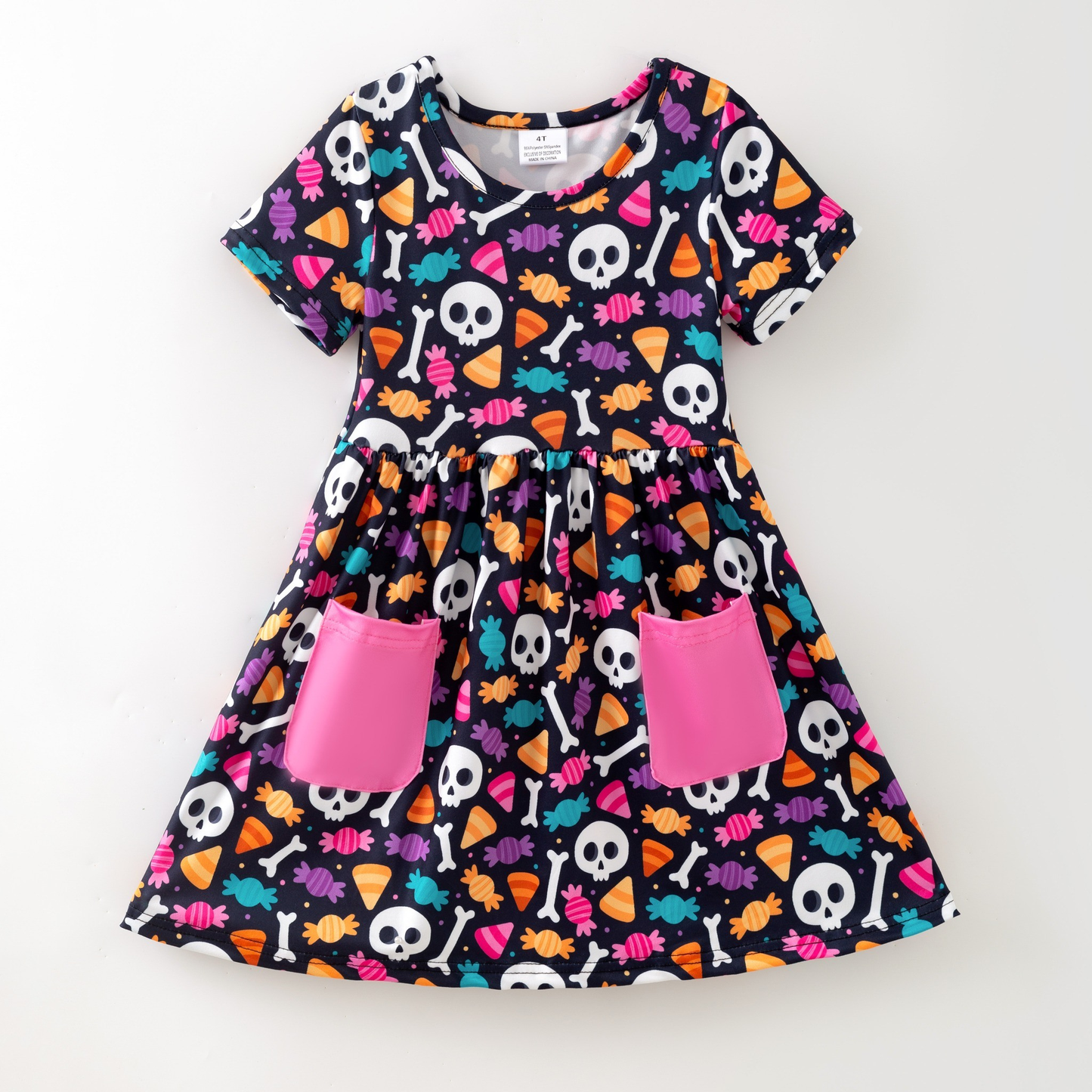 Custom moq 5 each style eta 6-7weeks baby girl clothes short sleeve dress-25.8.4