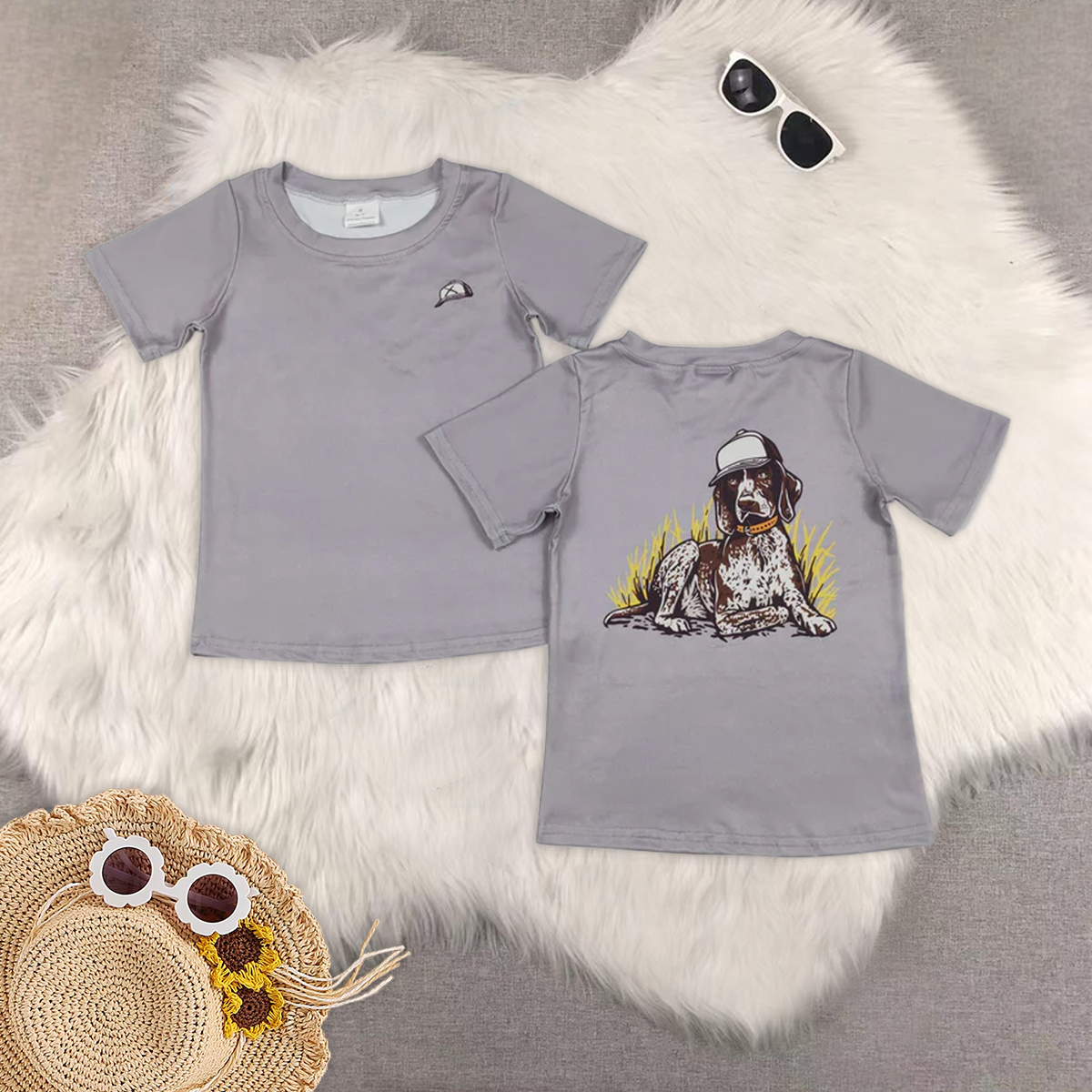 RTS NO MOQ Baby Boys summer shorts Sleeve tops