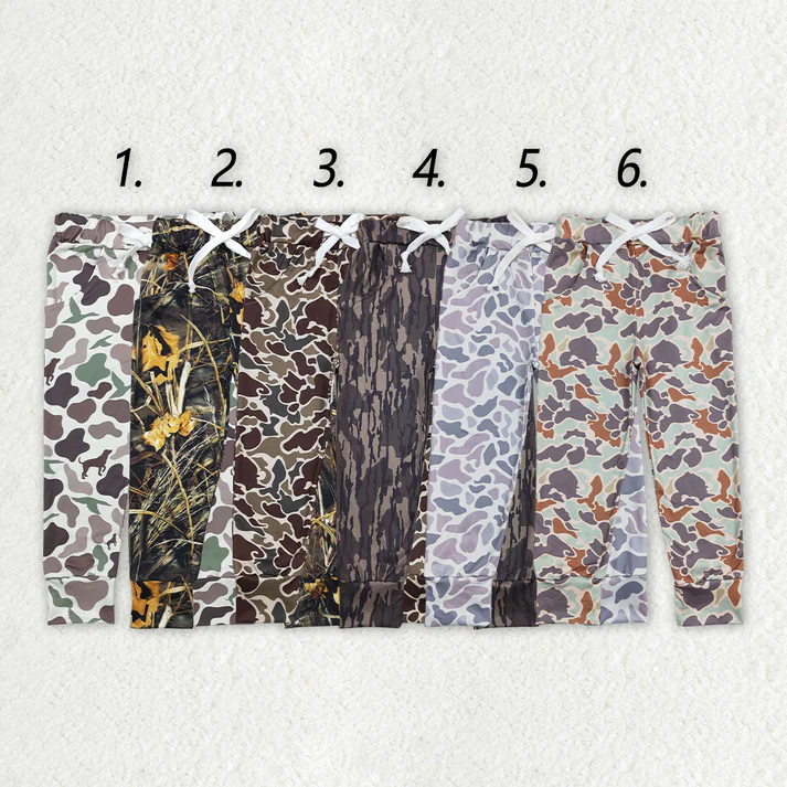 RTS NO MOQ Six-pack of mixed camouflage drawstring pants