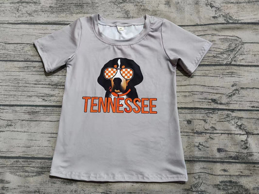 Custom moq 3 eta 6-7weeks baby boy clothes team gray short sleeve shirt-25.5.26