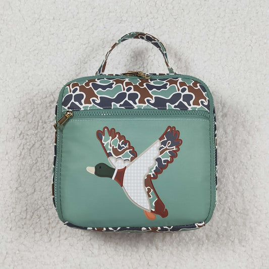 RTS NO MOQ（In Stock ) BA0270 Camouflage duck green lunch bag lunch box bag