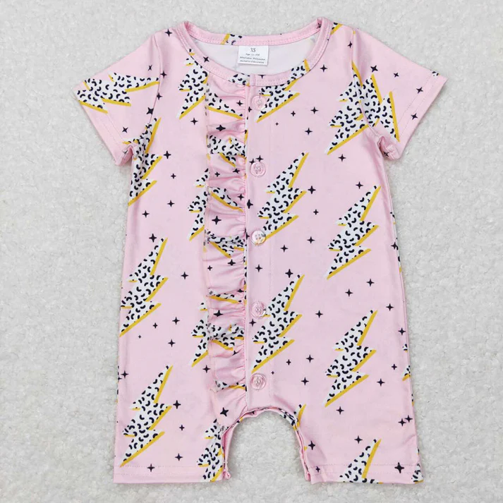RTS NO MOQ Baby girls clothes Shorts Sleeve Romper Mixed Sizes