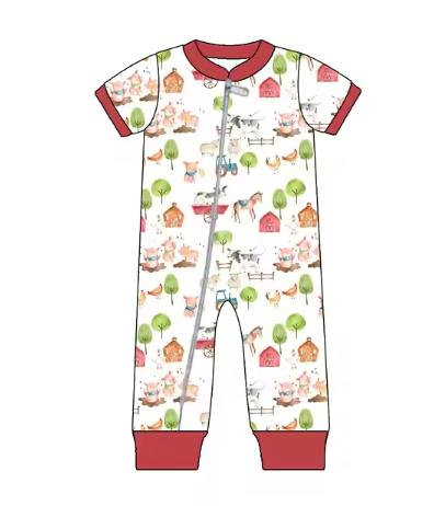 Custom moq 5 each style eta 6-7weeks baby boy clothes short sleeve pants set and rompers-25.7.29