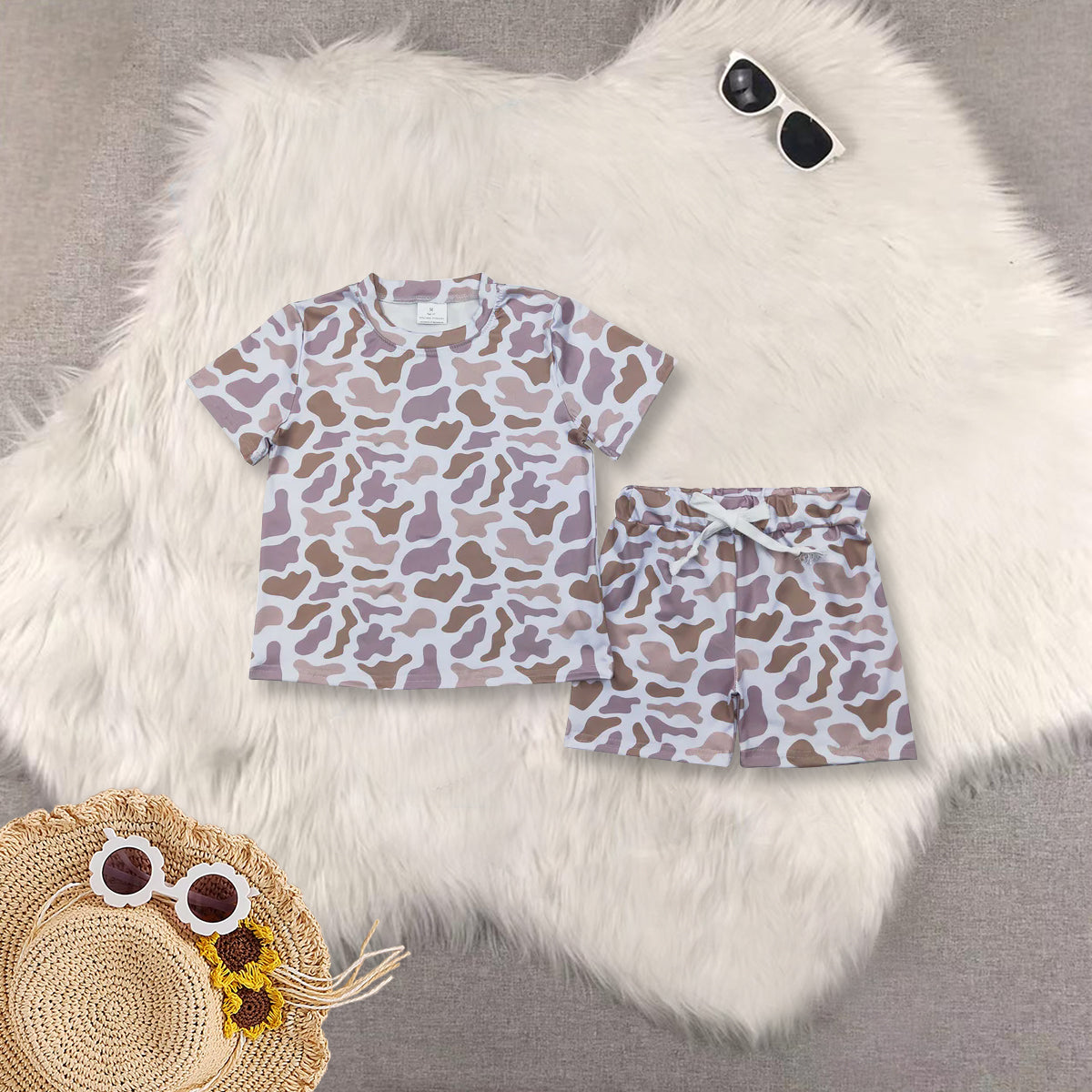 RTS NO MOQ baby boy Clothes short sleeve shorts Sets