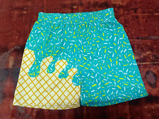 Custom moq 3 eta 6-7weeks kids clothes teal Beach Summer Shorts-25.5.12