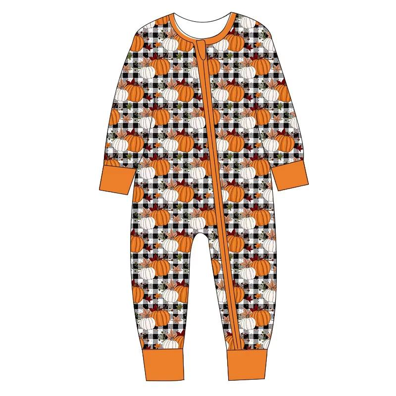 Custom moq 5 each style eta 6-7weeks baby clothes halloween long sleeve romper-25.7.25