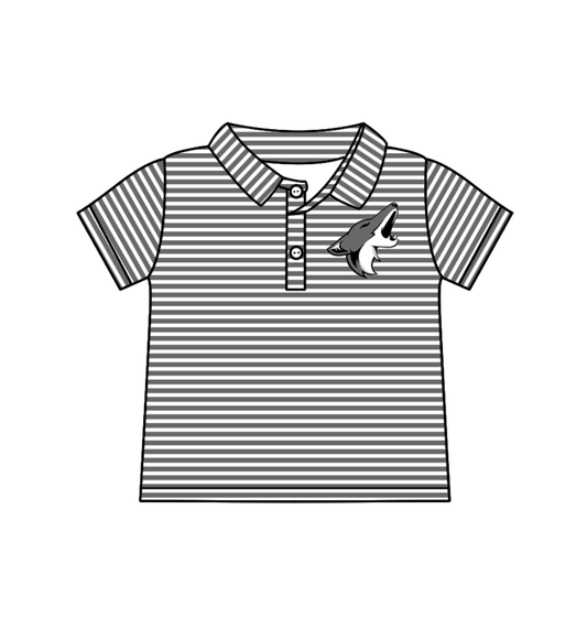 Custom moq 5 each style eta 6-7weeks baby girl clothes team gray short sleeve top-25.7.23