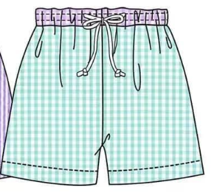boys seersucker swimming trunks