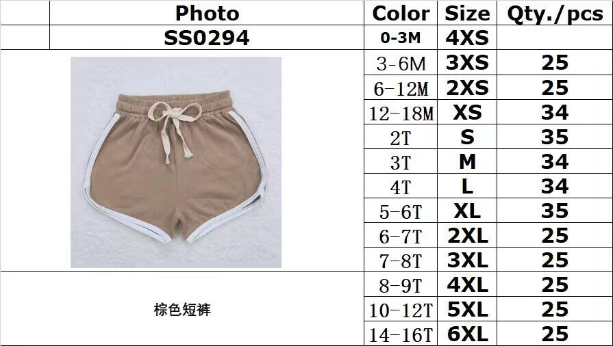 SS0294 brown shorts