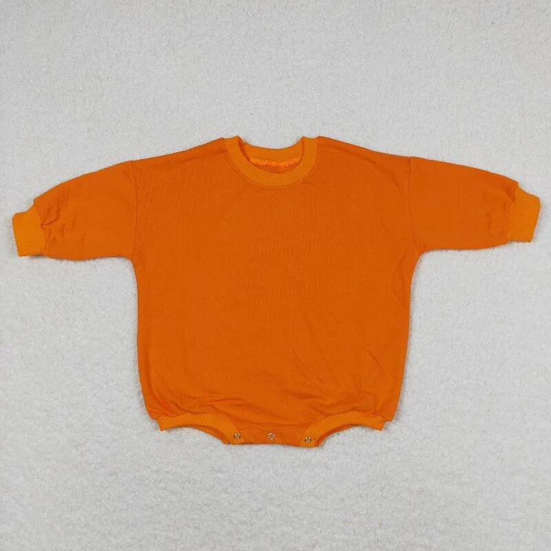 RTS NO MOQ Sibling baby girl boys clothes Fleece-lined long-sleeved bodysuits