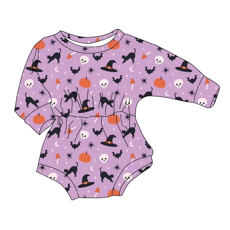 Custom moq 5 each style eta 6-7weeks baby boy clothes cow head long sleeve romper 6-25.8.7
