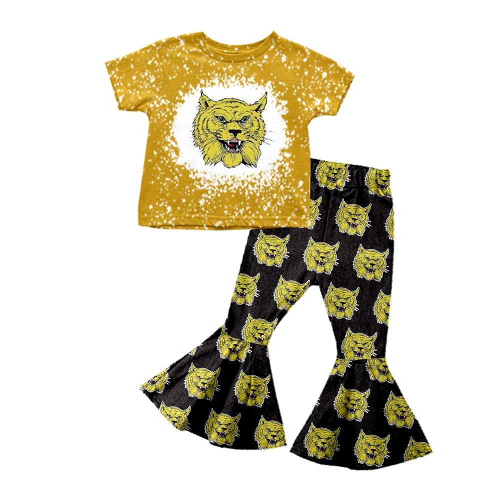 custom moq 3 eta 6-7weeks baby girl clothes Team short-sleeved trousers sets