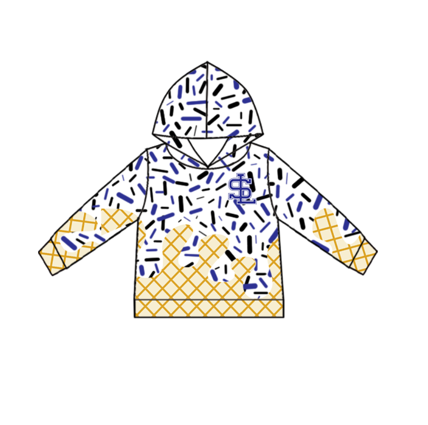 Custom moq 5 each style eta 6-7weeks baby boy clothes team hooded short sleeve tops-25.7.22