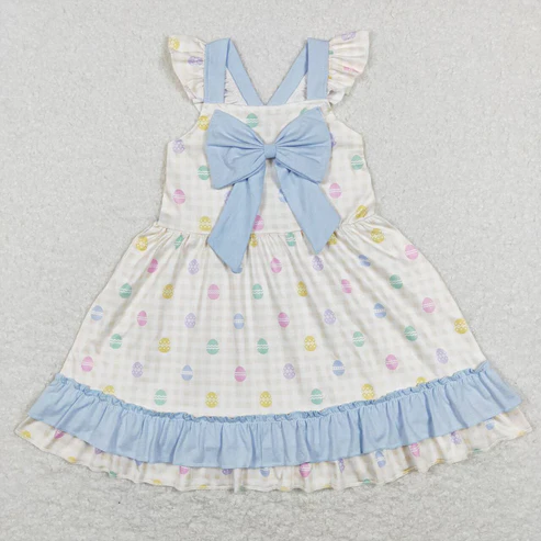 RTS no moq baby girls easter Short Sleeve Shorts sets dress romper