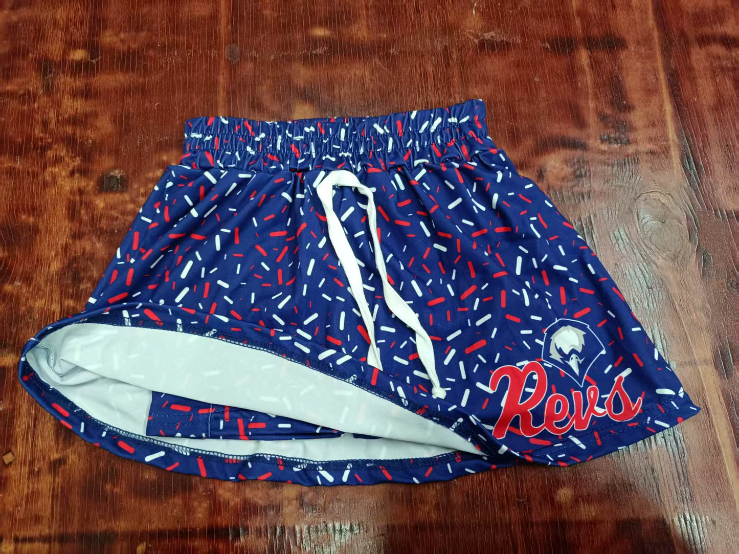 Custom moq 3 eta 6-7weeks team blue kids clothes girls skirt