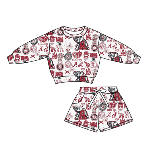 Custom moq 5 mix size milk silk summer teams baby boys clothes bow hooded long sleeve shorts sets-25.10.22