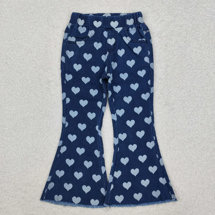 RTS NO MOQ Sibling Baby Girls Clothes Jeans: Flared & Ripped