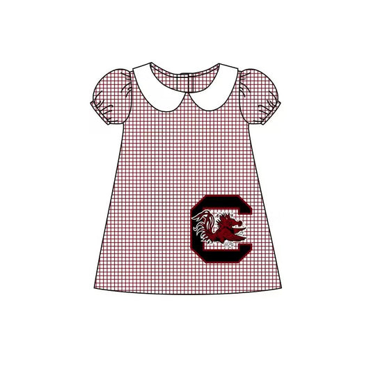 university of southcarolina Summer girl team short sleeve summer dress