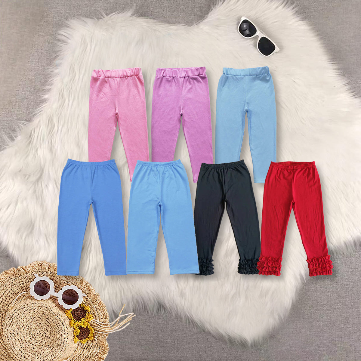 RTS NO MOQ Baby Boys girls clothes long sleeve Trousers