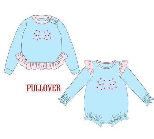 Custom moq 5 each style eta 6-7weeks baby girl clothes long sleeve top and romper-25.9.4