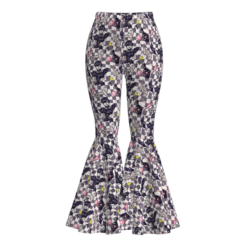 Custom moq 5 each style eta 6-7weeks halloween baby girl long pants and adult pants-25.7.16