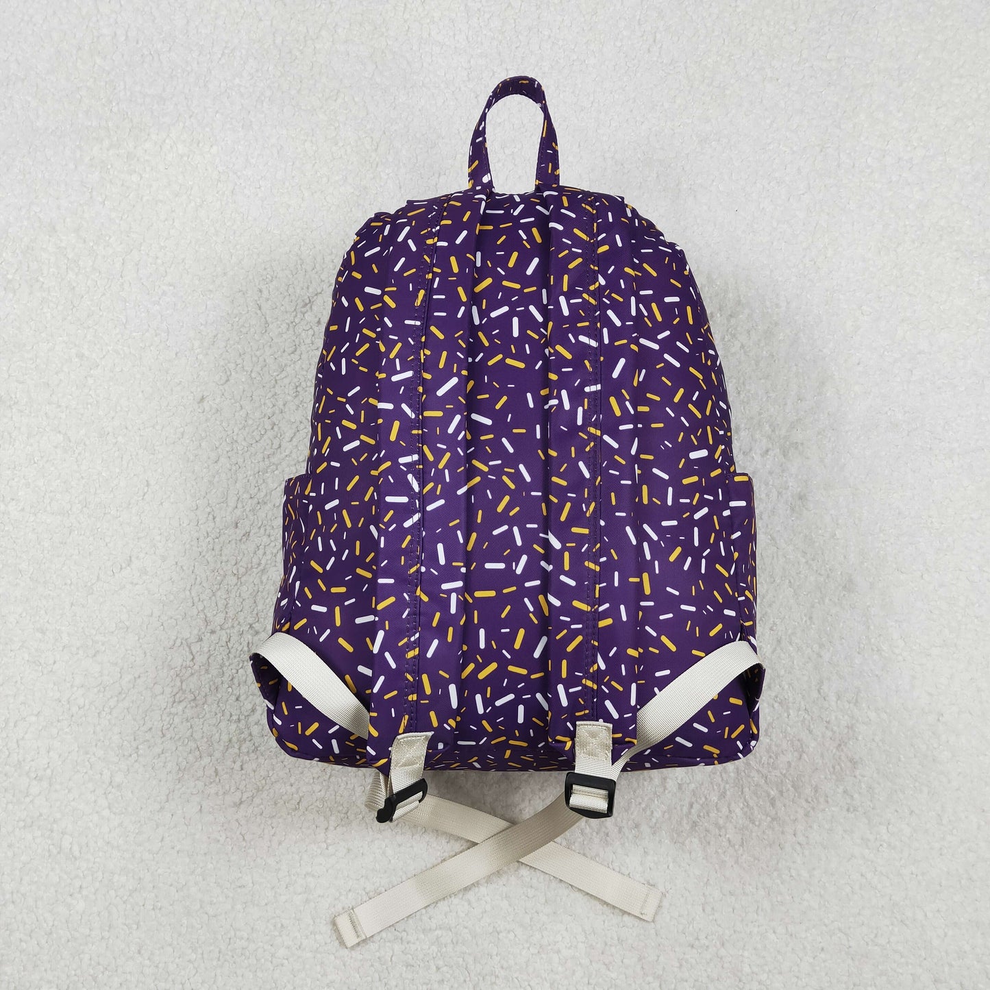 RTS NO MOQ（In Stock) BA0327 Purple Waffle Ice Cream Backpack
