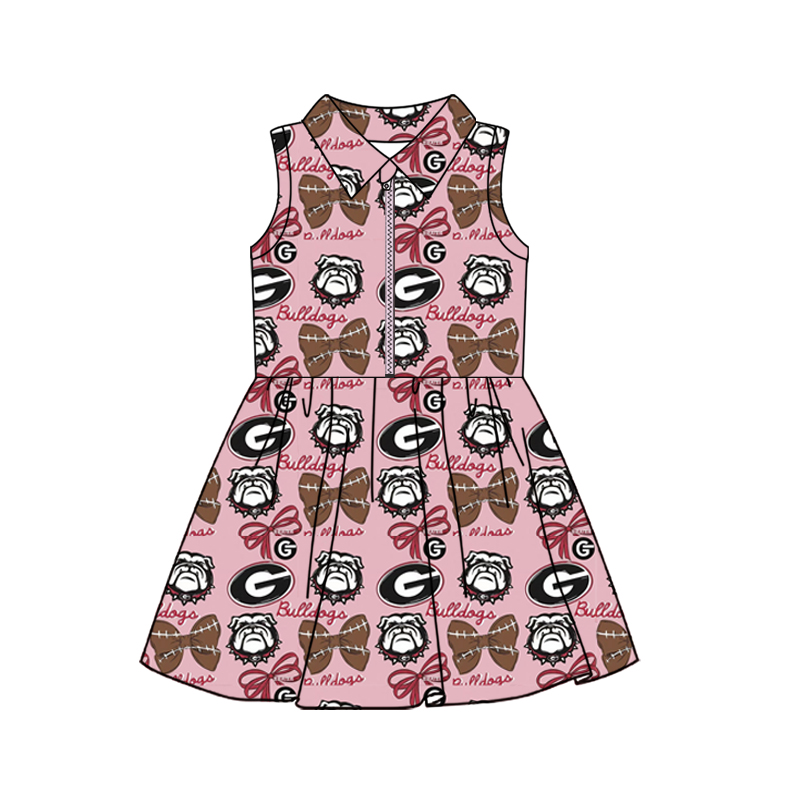 Custom moq 5 mix size milk silk summer teams baby girls clothes team bow sleeveless skirts sets and dress 3 and skirts-25.8.21