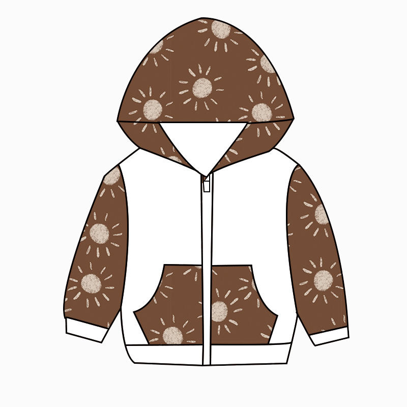 Custom moq 5 each style eta 6-7weeks baby boy clothes hooded long sleeve tops 5-25.7.26