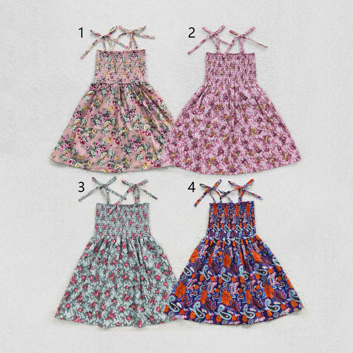 RTS baby girls clothes suspender dress