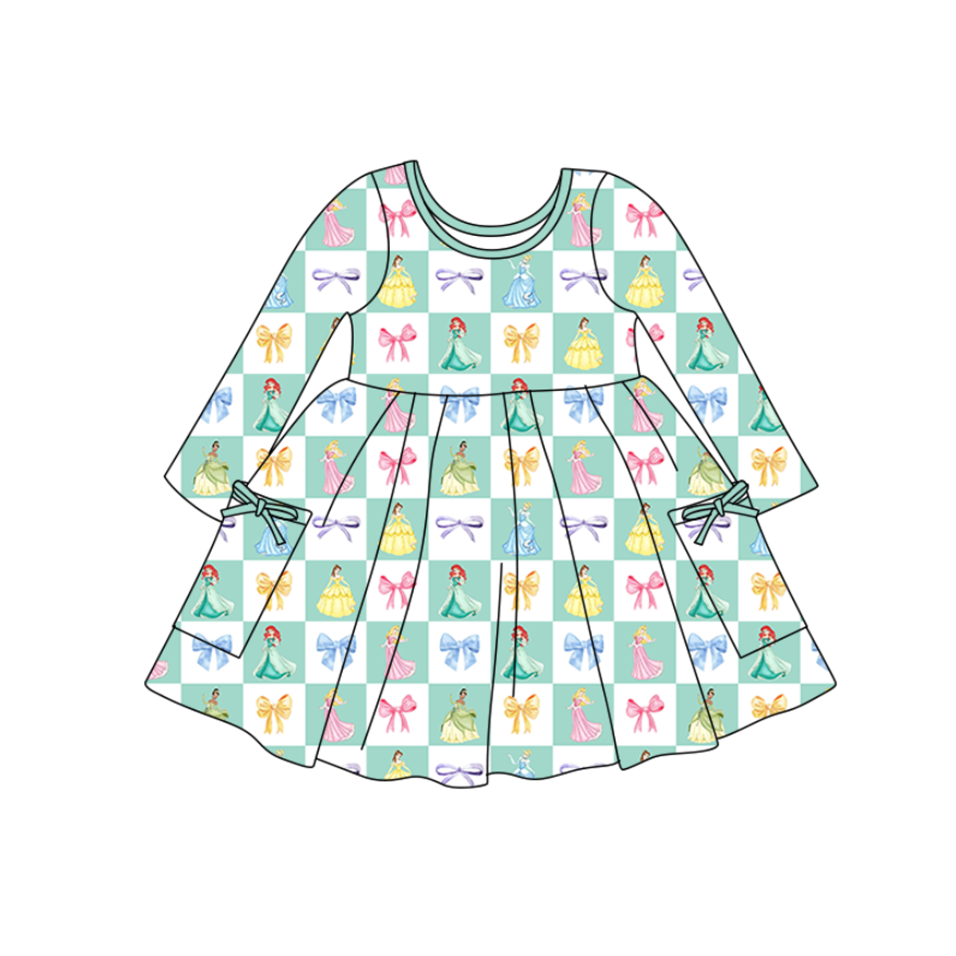 Custom moq 5 mix size eta 6-8weeks baby girl clothes bow long sleeve pants set 3 and dress 2 and skirts sets-25.11.10