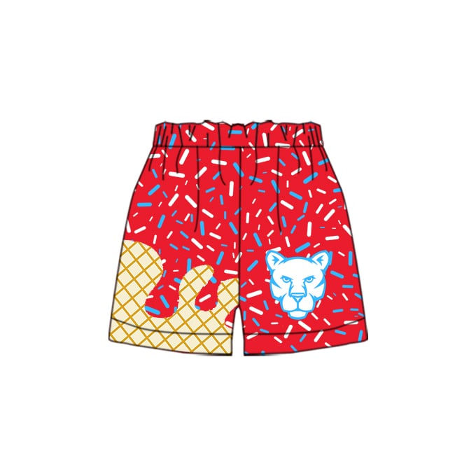 custom moq 3 eta 6-8weeks kids and adult red Beach Summer Shorts