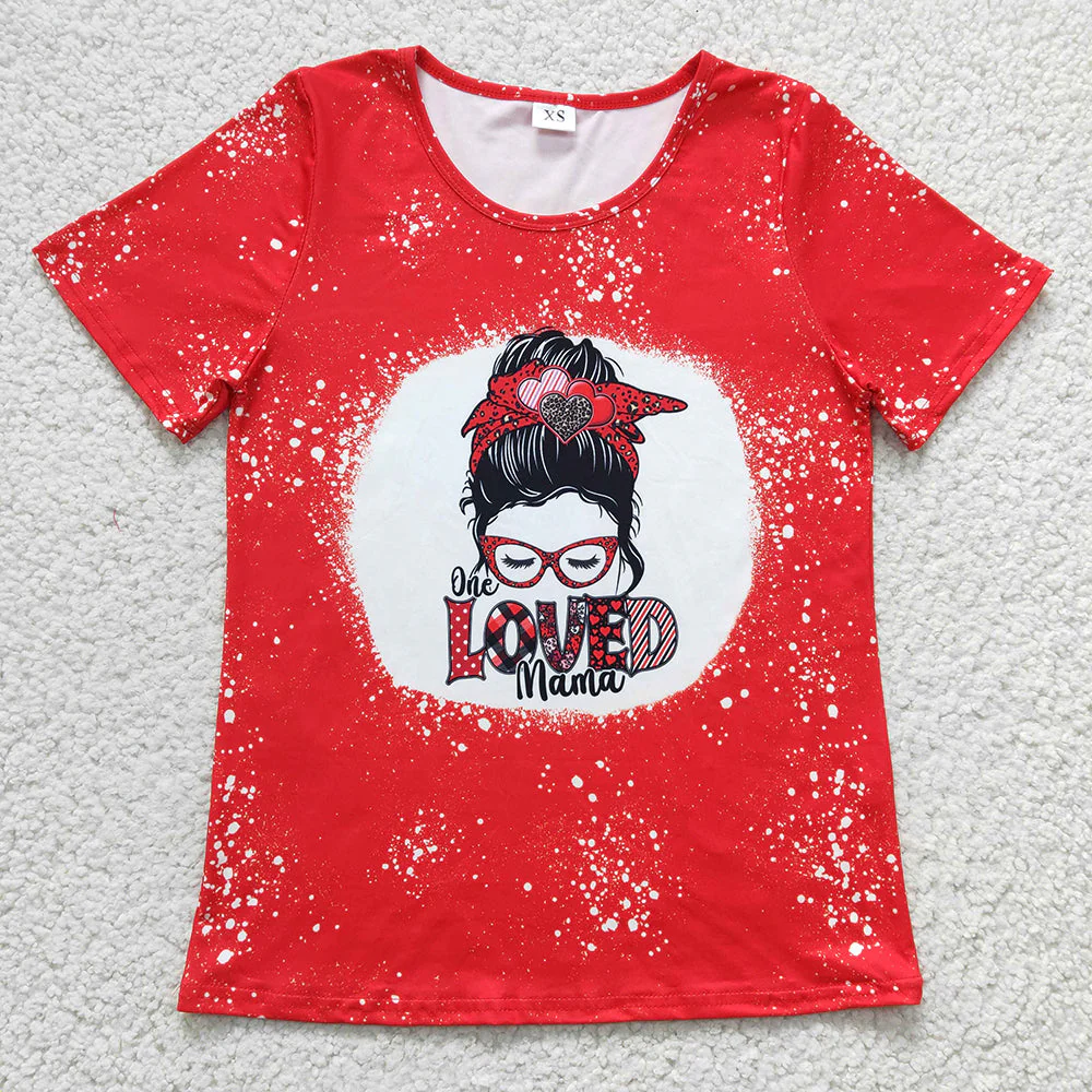 RTS NO MOQ Sibling adult clothes short sleeve tops
