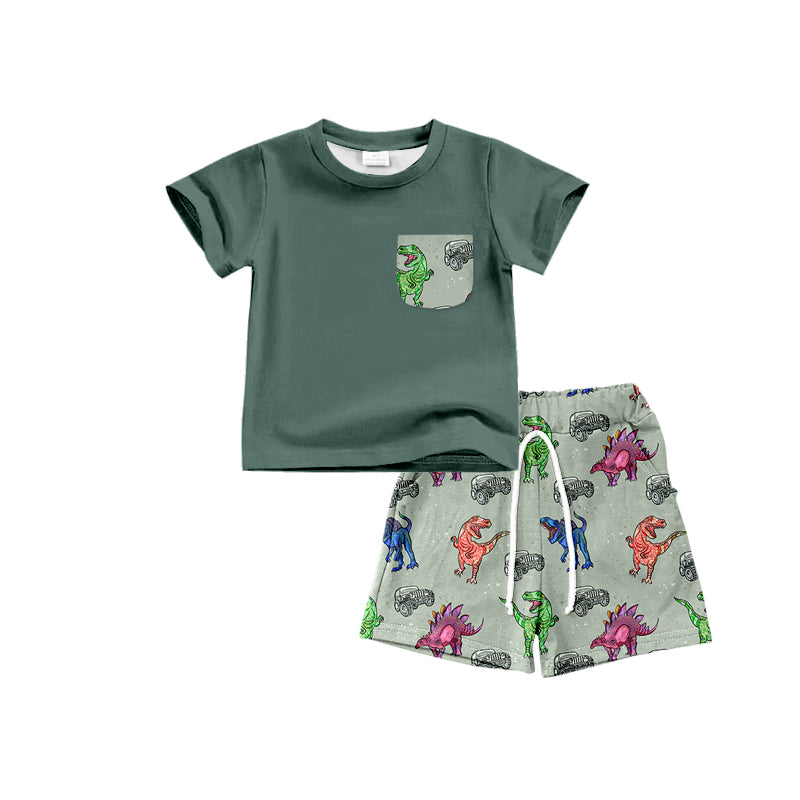 Deadline  April 26 Boys Dinosaur Pocket Set